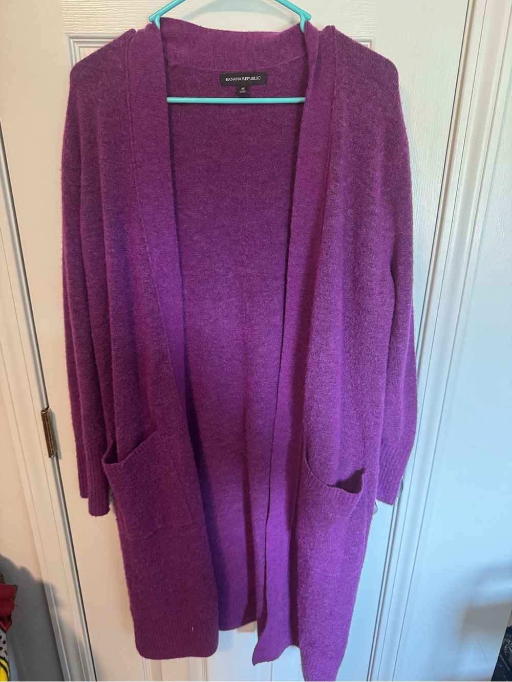 Banana Republic Rich Purple Open-Front Women's Cardigan NWOT